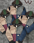 Carhartt Reworked Corduroy Patchwork Hooded Jackets