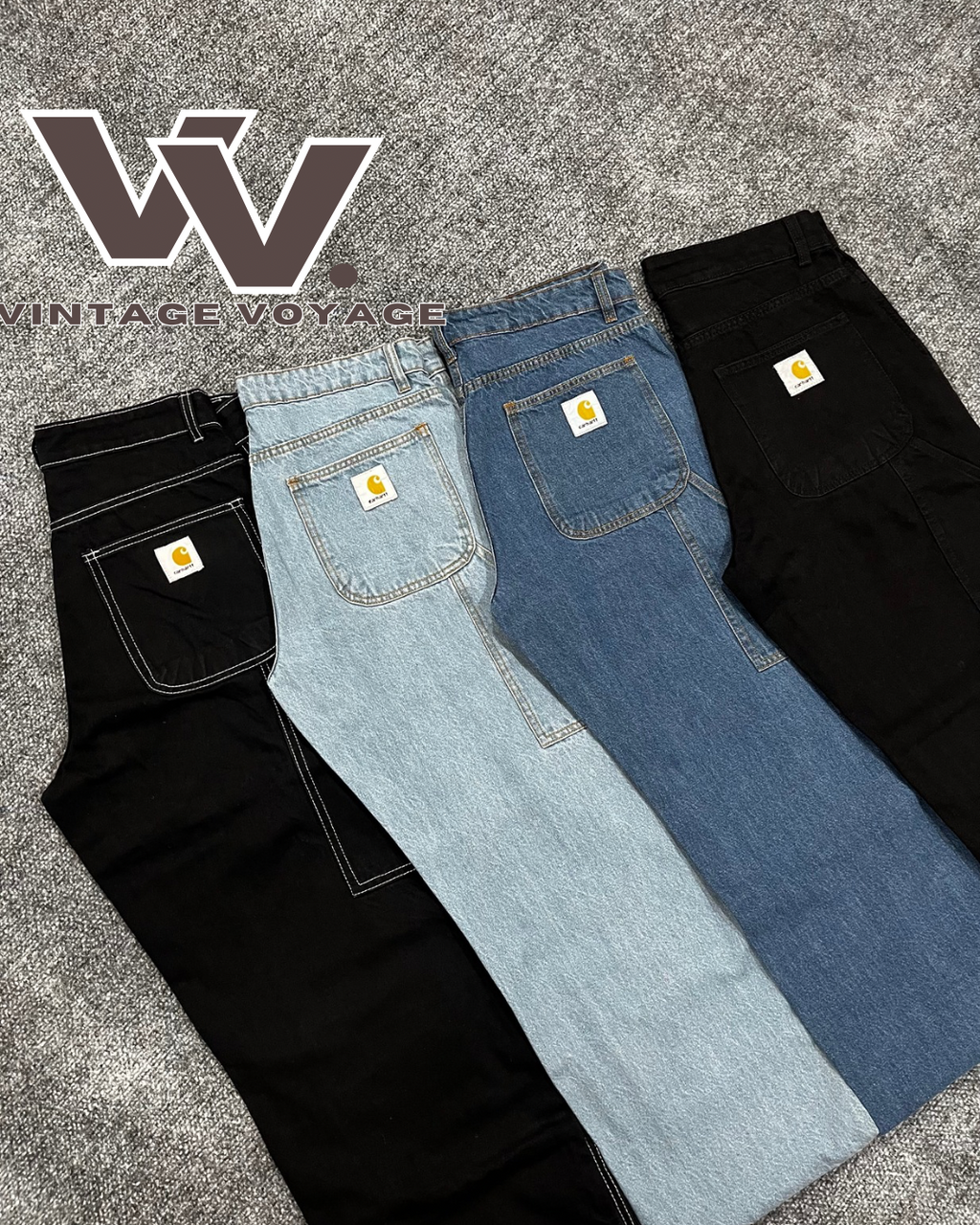 Carhartt Reworked Double Knee Jeans