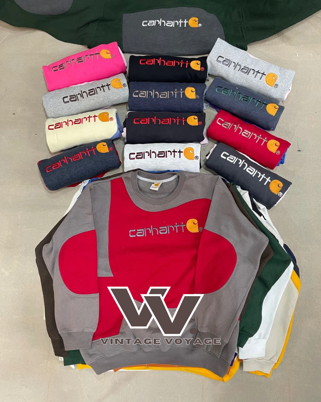 Carhartt Reworked Patchwork Sweatshirts