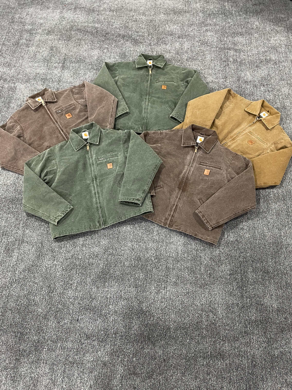 Carhartt Reworked Washed Workwear Jackets