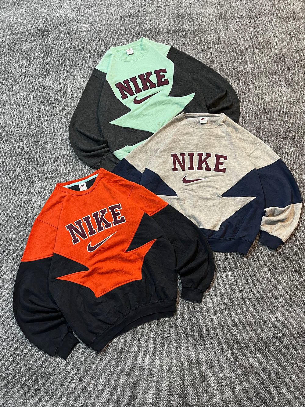 Nike Reworked Patchwork Sweatshirts