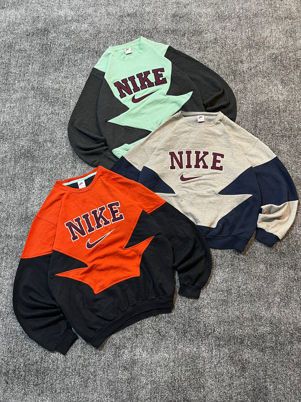 Nike Reworked Patchwork Sweatshirts