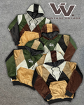 Stussy Reworked corduroy Patchwork Hoodies