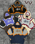 Stussy Reworked Crazy Patchwork Hoodies