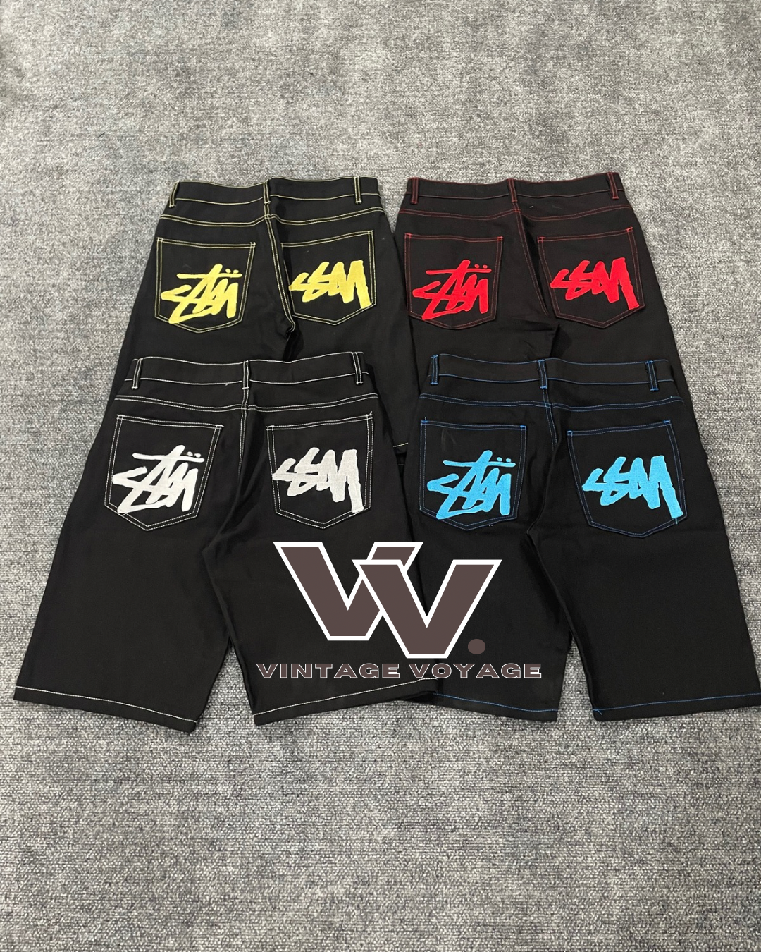 Stussy Reworked Embroidered Shorts