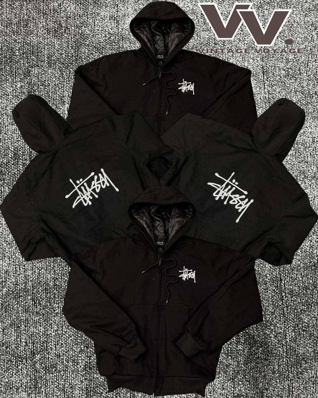 Stussy Reworked Hooded Jackets