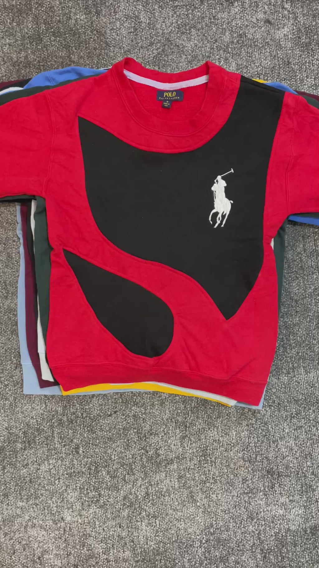 Ralph Lauren Reworked Patchwork Sweatshirts