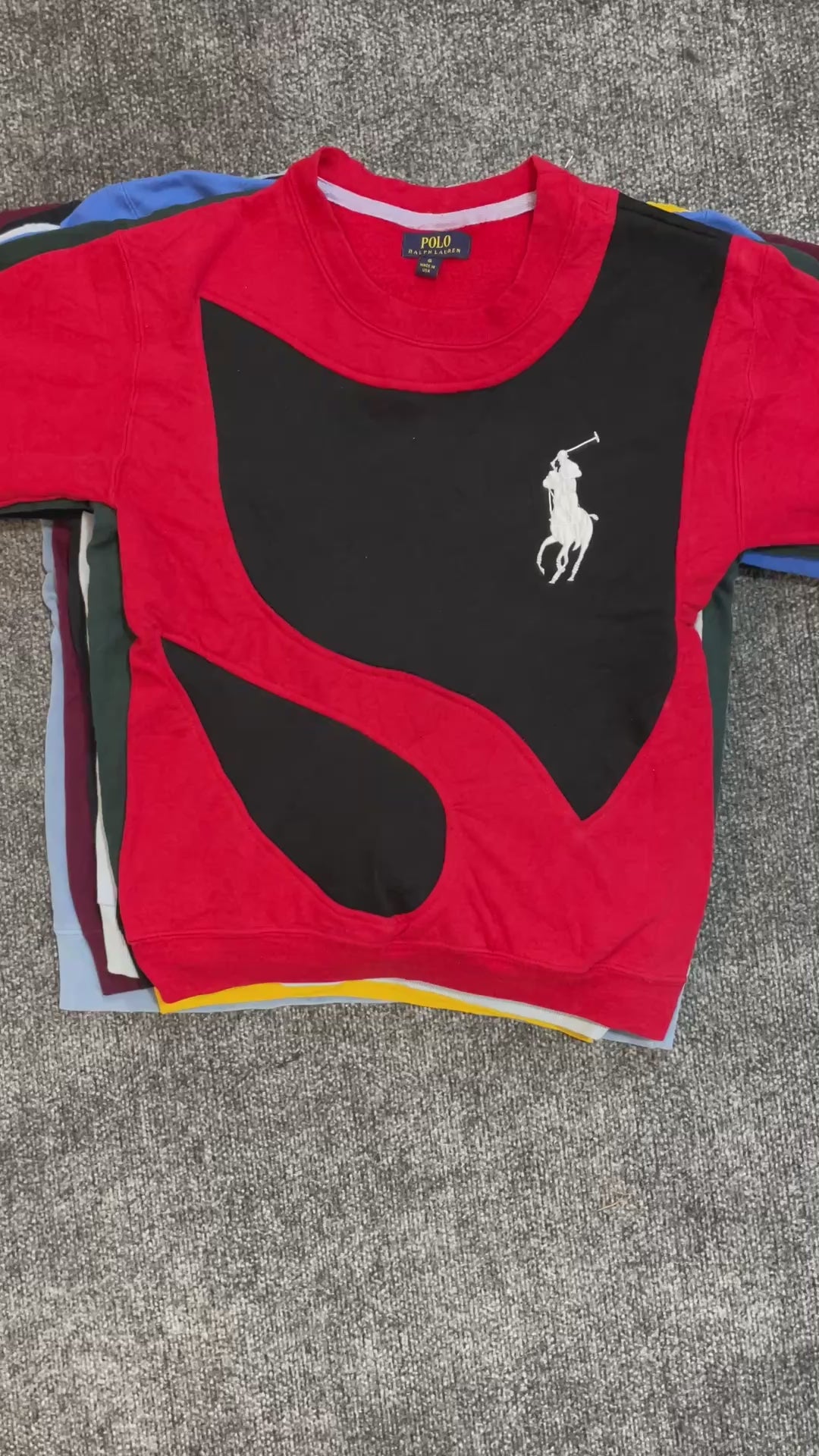 Ralph Lauren Reworked Patchwork Sweatshirts