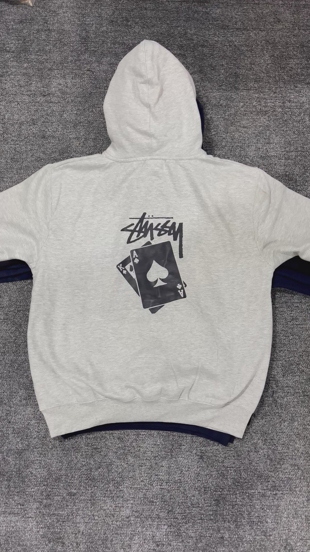 Stussy Reworked Printed Fleece Hoodies