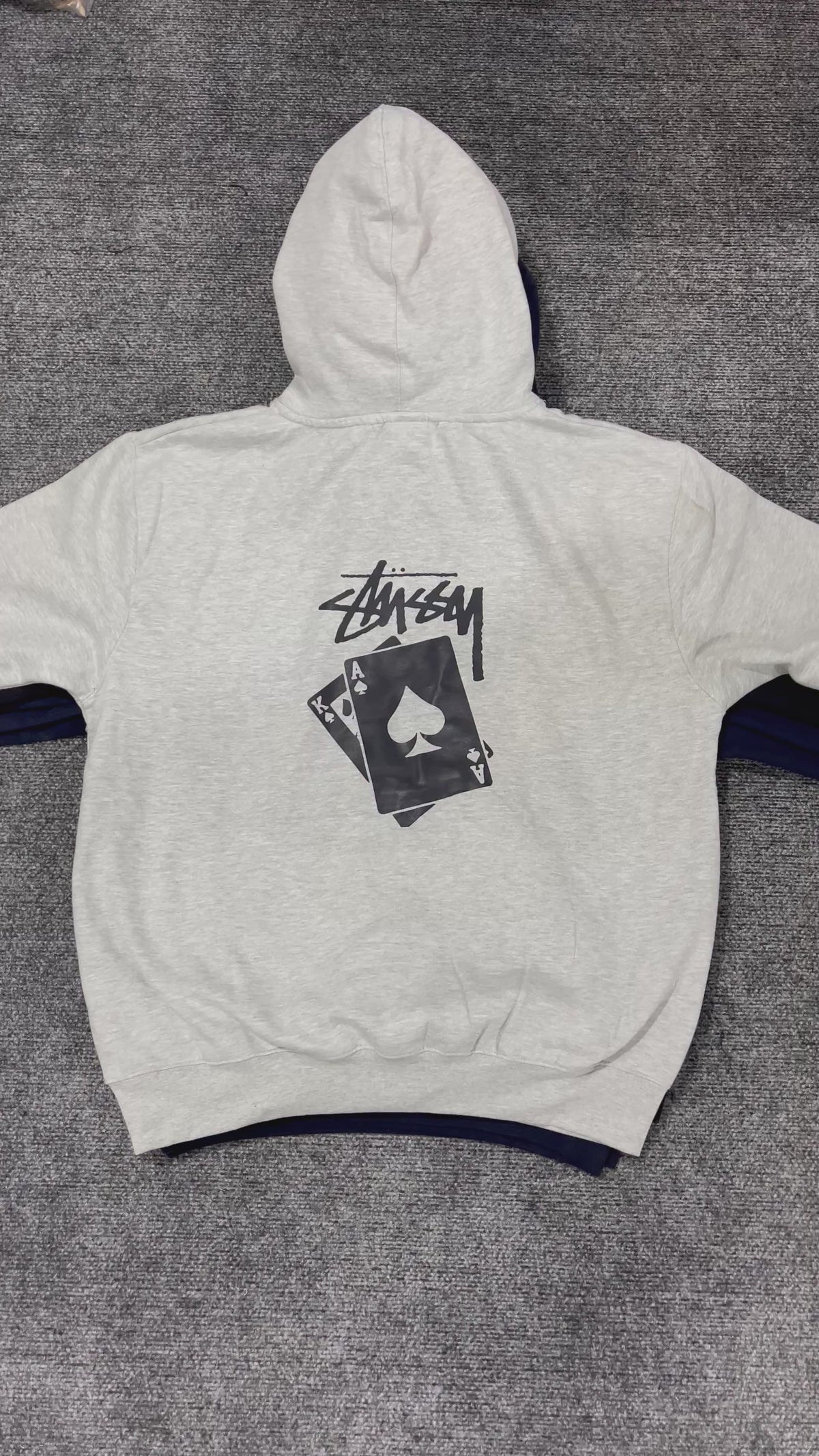Stussy Reworked Printed Fleece Hoodies