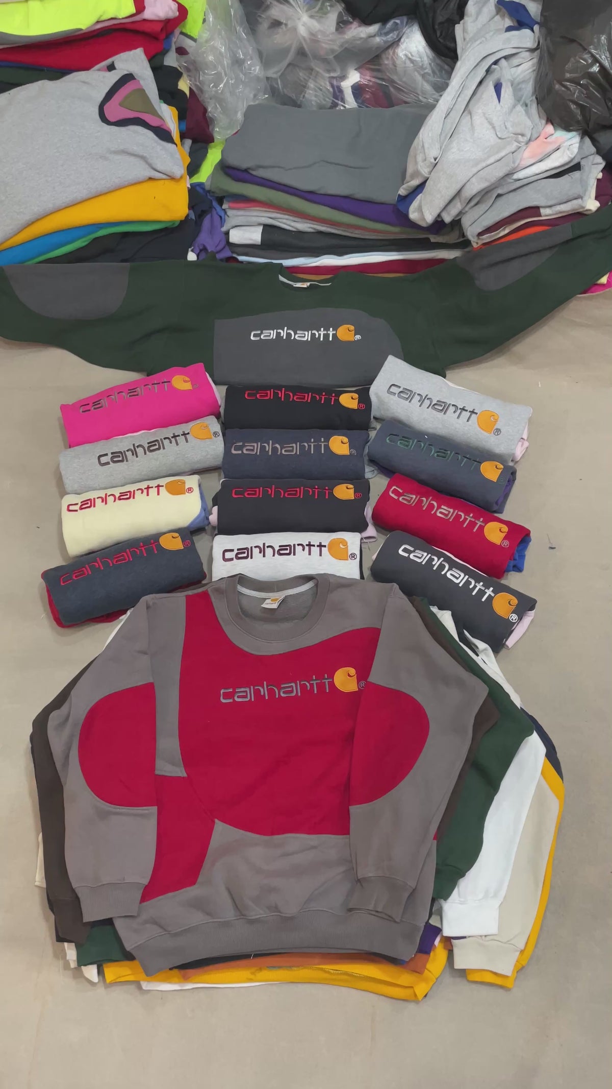 Carhartt Reworked Patchwork Sweatshirts