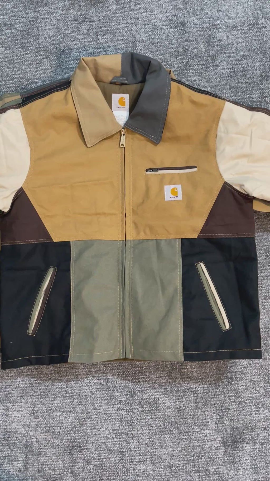 Carhartt Reworked Patchwork Detroit Jackets