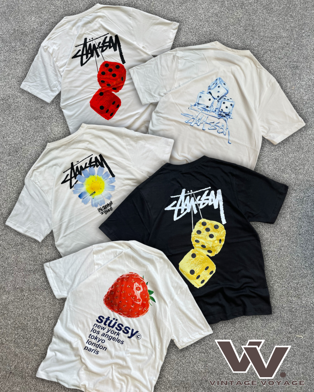 Stussy Reworked Printed T-Shirts